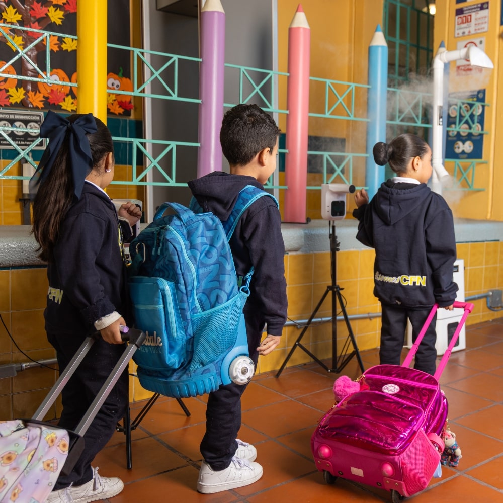 Kinder con medidas de seguridad